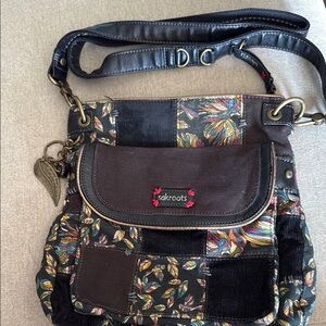 Sakroots Black and Multicolor Patchwork Crossbody Bag